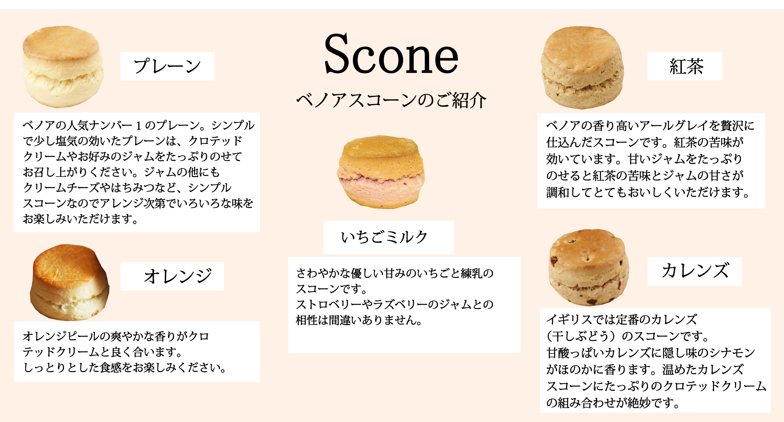 4月スコーンセット